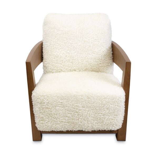 Sherpa Shearling Wool Chair